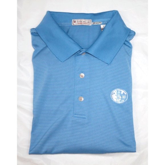 Peter Millar Summer Comfort Mens Shot Sleeve Polo Shirt Size XL - Picture 4 of 5